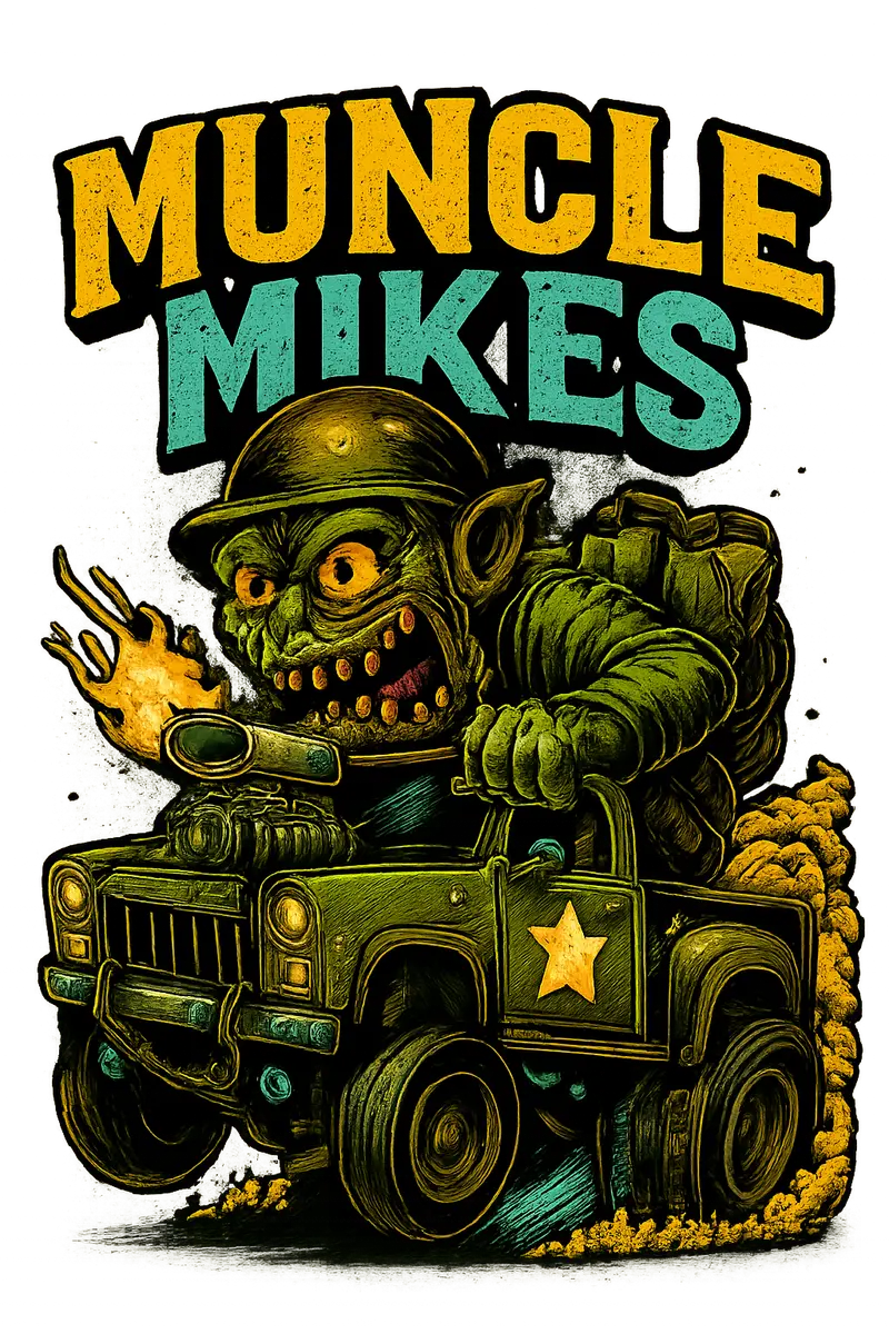 Muncle Mikes Hot Rod And Rat Rod Shirt Mayhem! Monster Rods! (040) 1