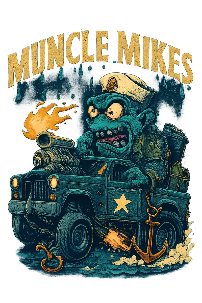 Muncle Mikes Hot Rod And Rat Rod Shirt Mayhem! Monster Rods! (041) 1