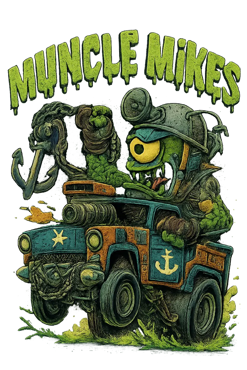 Muncle Mikes Hot Rod And Rat Rod Shirt Mayhem! Monster Rods! (042) 1