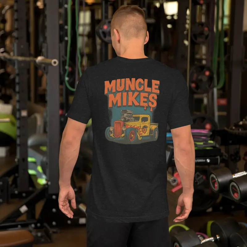 Muncle Mikes Hot Rod And Rat Rod Shirt Mayhem! - Rat Rod Truck Shirt (001) 1