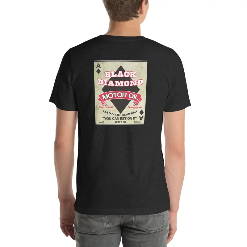 Muncle Mikes Hot Rod And Rat Rod Shirt - Vintage Gas And Oil Shirt - Black Diamond Motor Oil 1
