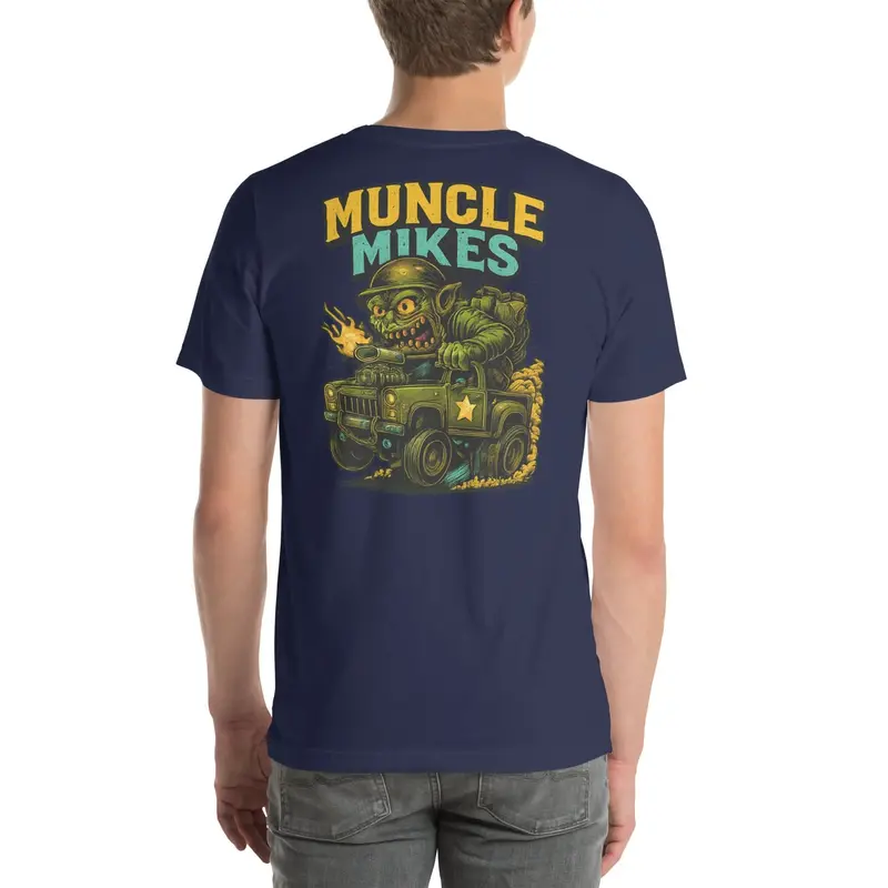 Muncle Mike’s Monster Rods T-Shirt – Bold Hot Rod Artwork (040)