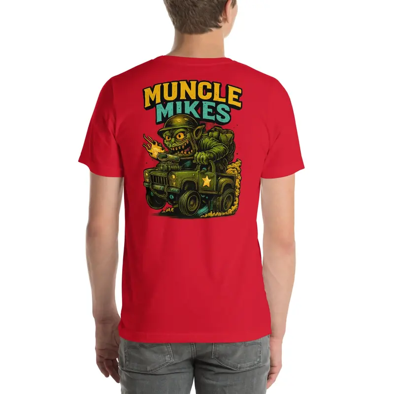 Muncle Mike’s Monster Rods T-Shirt – Bold Hot Rod Artwork (040)
