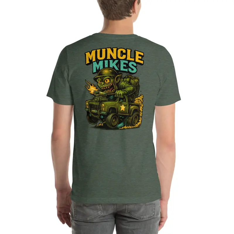 Muncle Mike’s Monster Rods T-Shirt – Bold Hot Rod Artwork (040)
