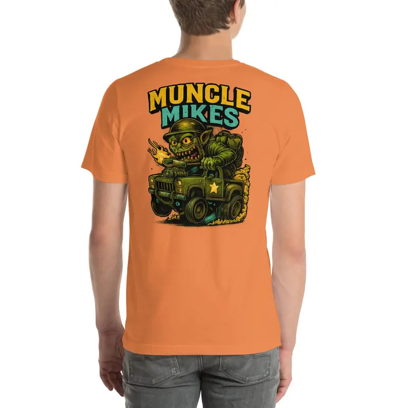 Muncle Mike’s Monster Rods T-Shirt – Bold Hot Rod Artwork (040)