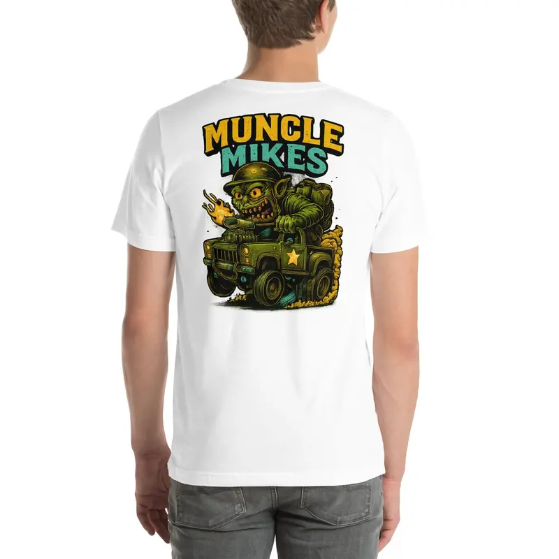 Muncle Mike’s Monster Rods T-Shirt – Bold Hot Rod Artwork (040)
