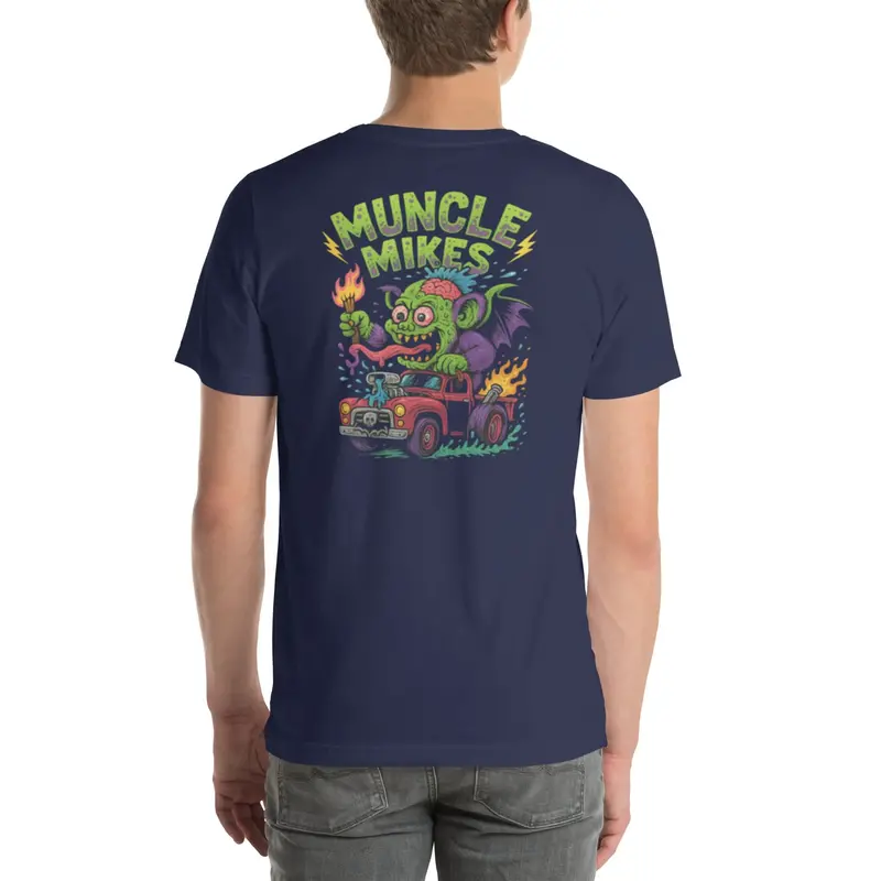 Muncle Mike’s Monster Rods T-Shirt – Hot Rod Heritage Graphic (030)