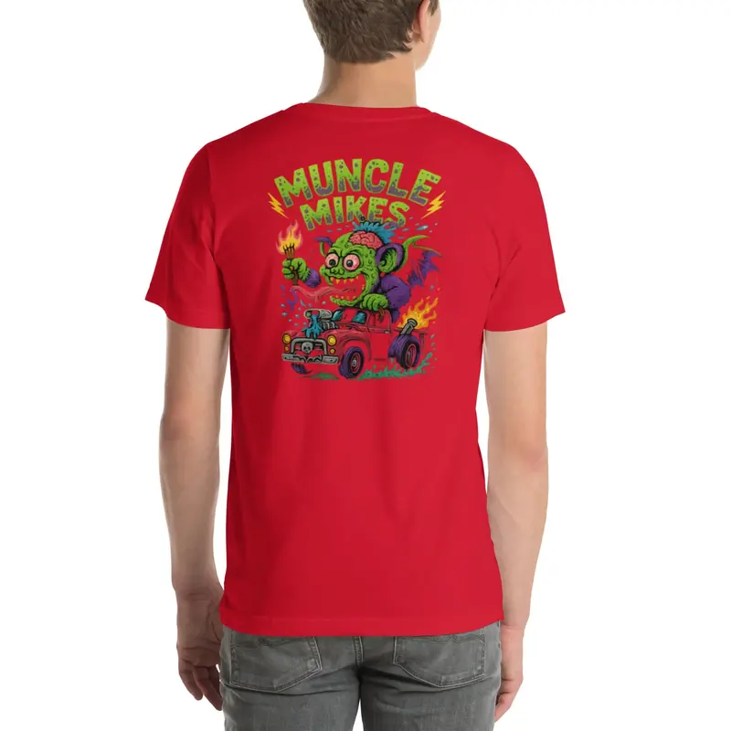 Muncle Mike’s Monster Rods T-Shirt – Hot Rod Heritage Graphic (030)