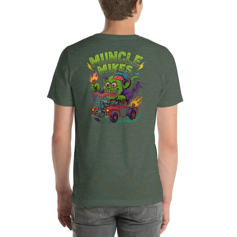 Muncle Mike’s Monster Rods T-Shirt – Hot Rod Heritage Graphic (030)