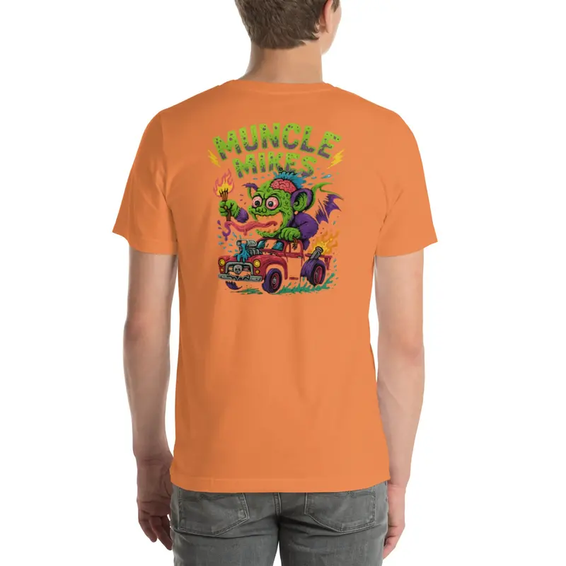 Muncle Mike’s Monster Rods T-Shirt – Hot Rod Heritage Graphic (030)