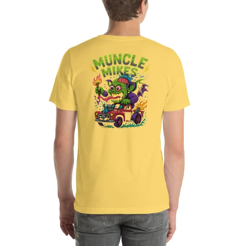 Muncle Mike’s Monster Rods T-Shirt – Hot Rod Heritage Graphic (030)
