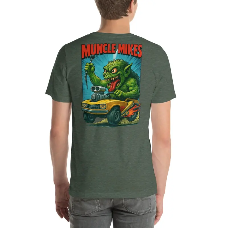 Muncle Mike’s Monster Rods T-Shirt – Hot Rod & Rat Rod Graphic Tee (003)