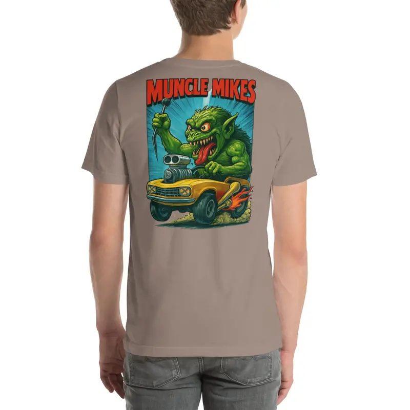 Muncle Mike’s Monster Rods T-Shirt – Hot Rod & Rat Rod Graphic Tee (003)