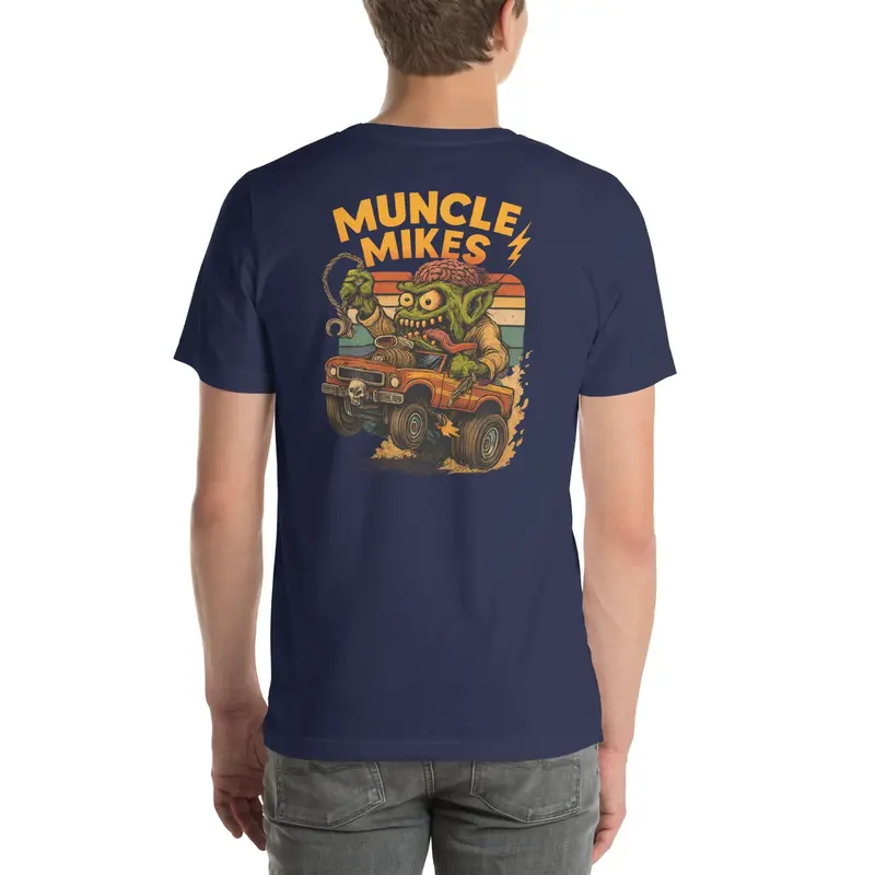 Muncle Mike’s Monster Rods T-Shirt – Rat Rod & Speed Shop Style (034)