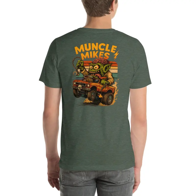 Muncle Mike’s Monster Rods T-Shirt – Rat Rod & Speed Shop Style (034)