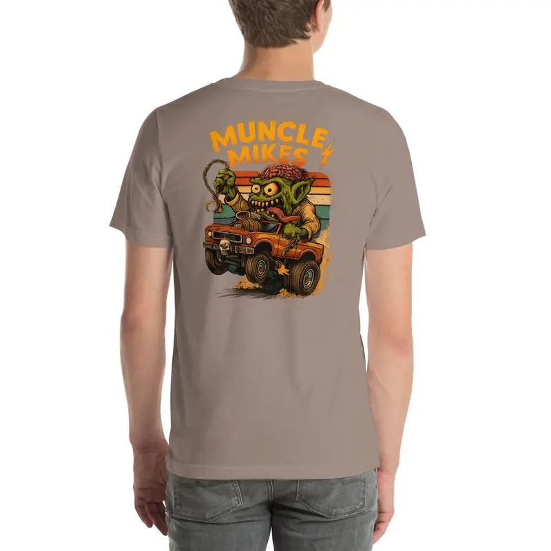 Muncle Mike’s Monster Rods T-Shirt – Rat Rod & Speed Shop Style (034)