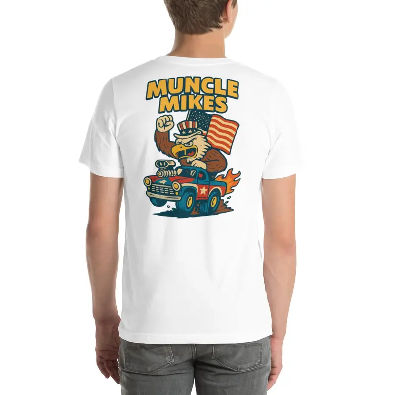 Muncle Mike’s Monster Rods T-Shirt – Vintage Auto Enthusiast Design (027)