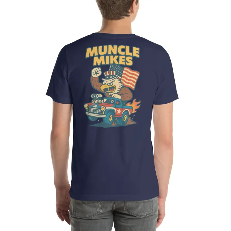 Muncle Mike’s Monster Rods T-Shirt – Vintage Auto Enthusiast Design (027)