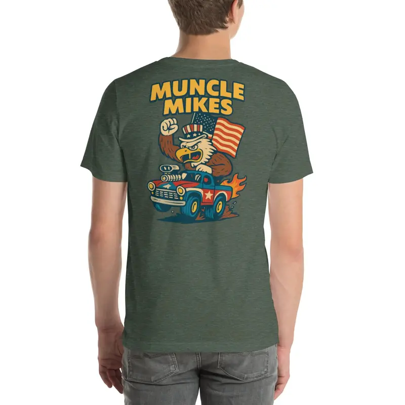 Muncle Mike’s Monster Rods T-Shirt – Vintage Auto Enthusiast Design (027)