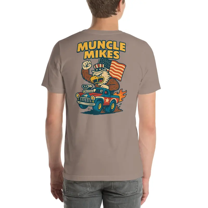 Muncle Mike’s Monster Rods T-Shirt – Vintage Auto Enthusiast Design (027)