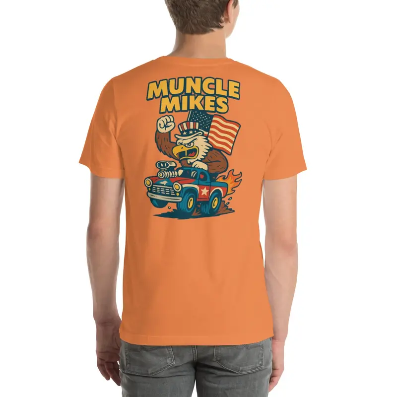 Muncle Mike’s Monster Rods T-Shirt – Vintage Auto Enthusiast Design (027)
