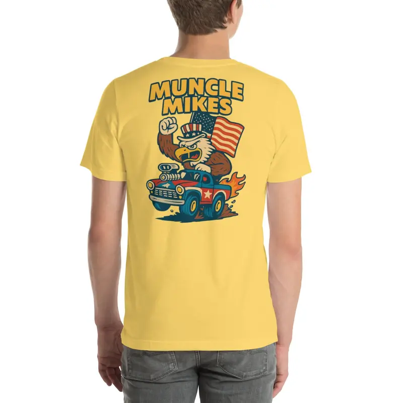 Muncle Mike’s Monster Rods T-Shirt – Vintage Auto Enthusiast Design (027)