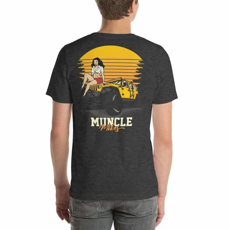 Muncle Mikes T-Shirt Crew: Hot Rod Pin Up Girl 1