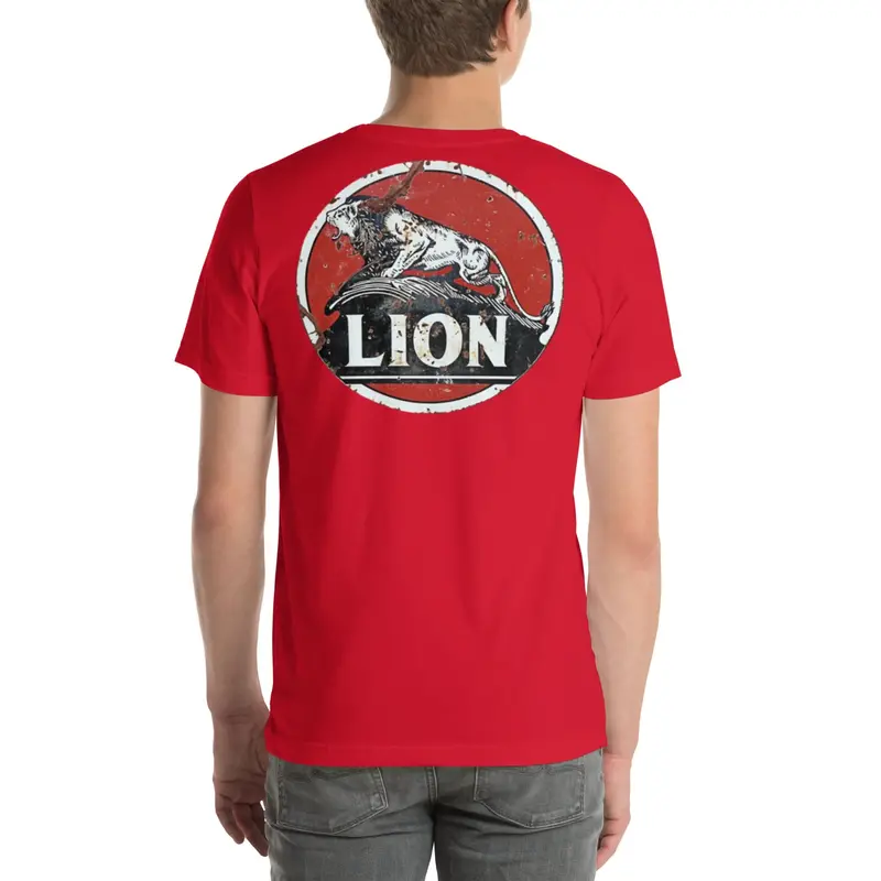 Muncle Mike’s Vintage Gas & Oil T-Shirt – Lion Gas Brand Design