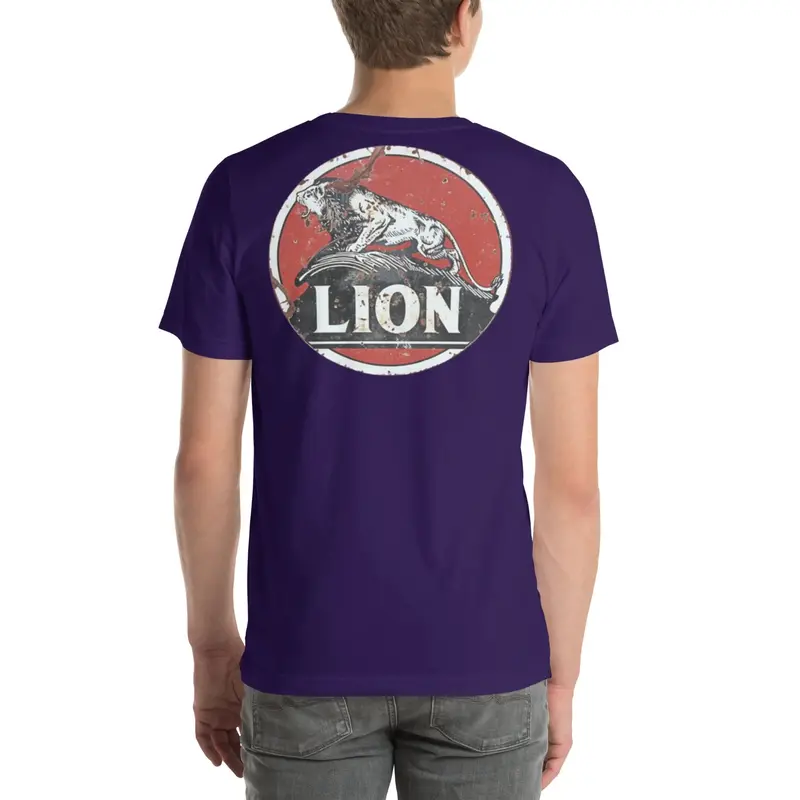 Muncle Mike’s Vintage Gas & Oil T-Shirt – Lion Gas Brand Design