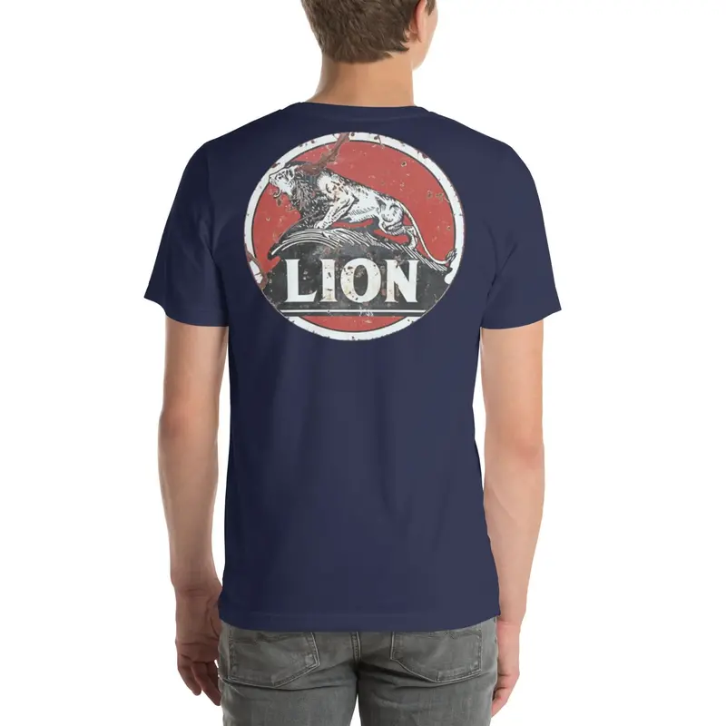 Muncle Mike’s Vintage Gas & Oil T-Shirt – Lion Gas Brand Design