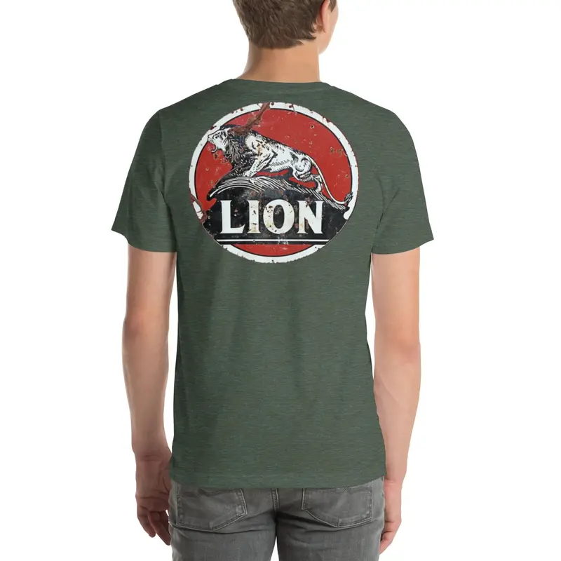 Muncle Mike’s Vintage Gas & Oil T-Shirt – Lion Gas Brand Design