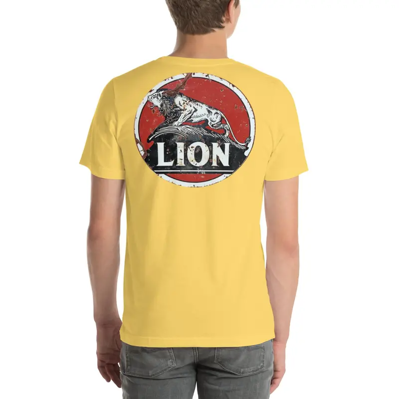 Muncle Mike’s Vintage Gas & Oil T-Shirt – Lion Gas Brand Design