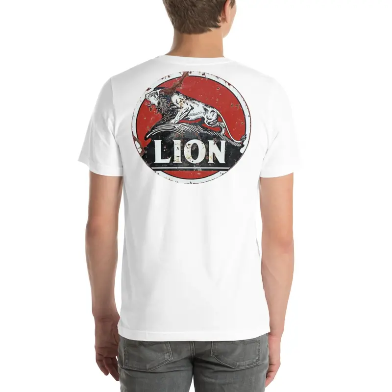 Muncle Mike’s Vintage Gas & Oil T-Shirt – Lion Gas Brand Design