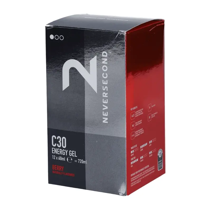 Neversecond C30 Energy Gel 12-Unit Box 3