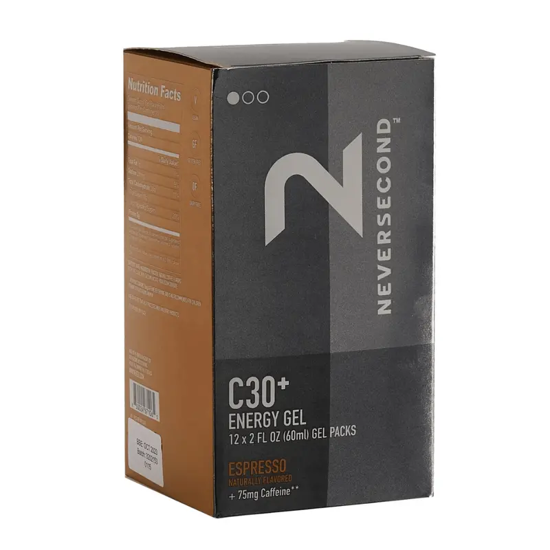 Neversecond C30+ Energy Gel Box Of 12 1