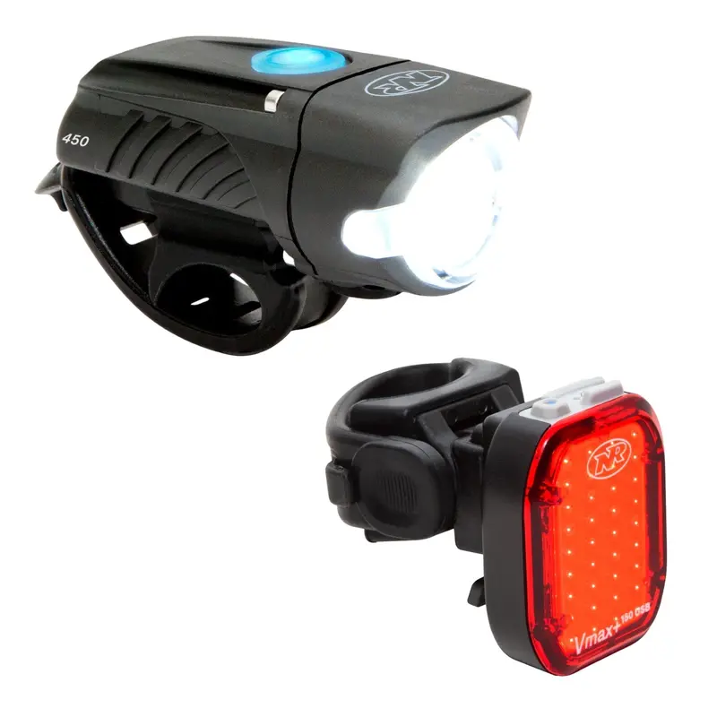 Niterider Swift 450 Front And Vmax+ 180 Rear Light 1