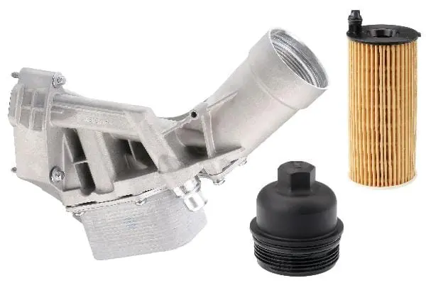 Oil Filter Housing And Cooler Assembly - Bmw 1