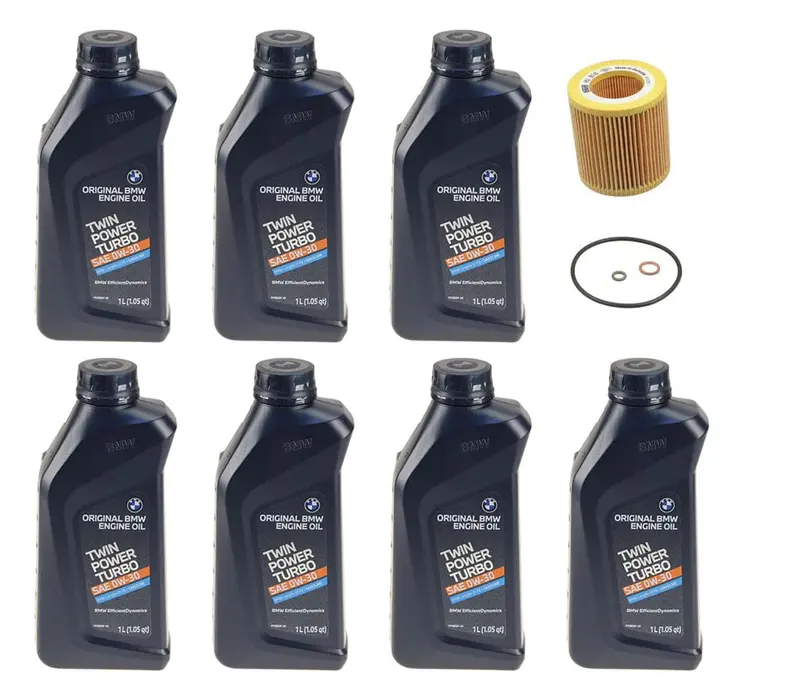 Oil Service Kit - Genuine Bmw Oil 0W-30 - N20 Xdrive / N52 / N54 / N55 / S55 1