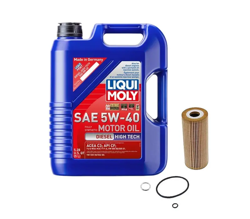 Oil Service Kit - Liqui Moly Diesel High Tech (5W-40) - Vw Mk4 1.9L Tdi 1