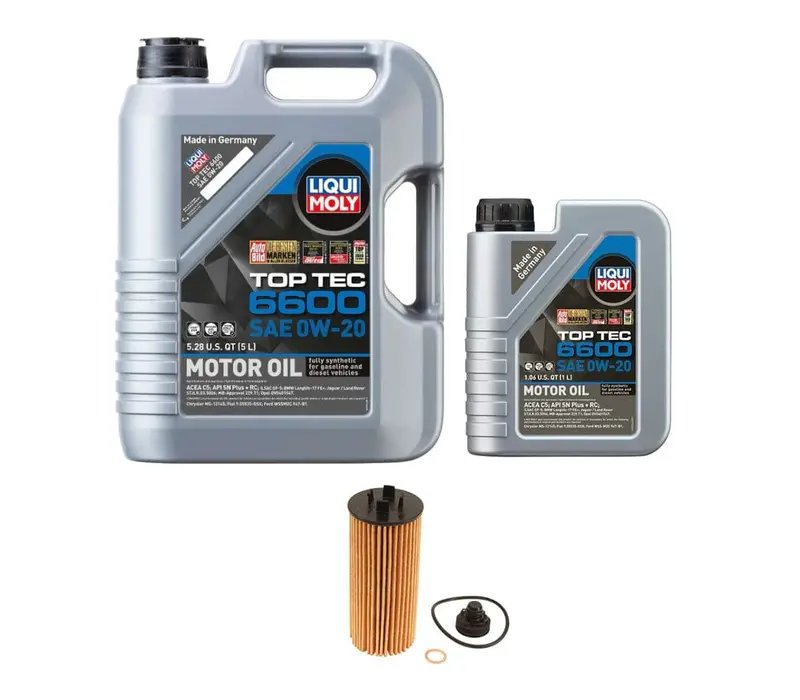Oil Service Kit -Liqui Moly Engine Oil 0W-20 Top Tec 6600 - B46 2.0L / X1 / X2 1