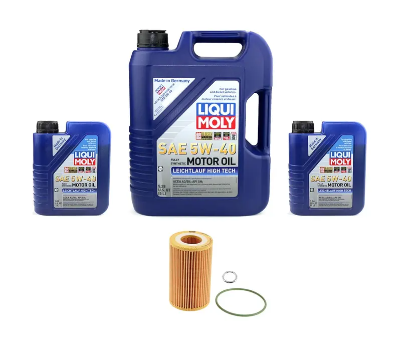 Oil Service Kit - Liqui Moly  Leichtlauf High Tech 5W40 - Audi 3.0T Late Models 1