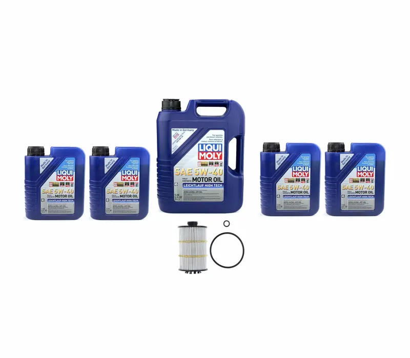 Oil Service Kit - Liqui Moly Leichtlauf High Tech 5W40 - Audi 4.0T 1