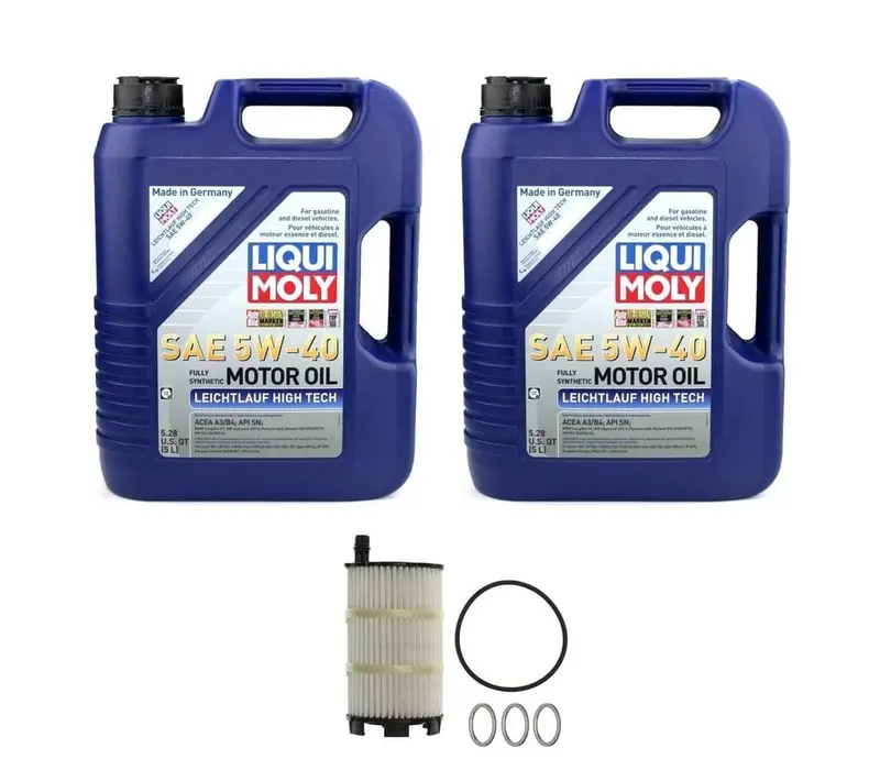 Oil Service Kit - Liqui Moly Leichtlauf High Tech 5W40 - Audi 4.2L V8 1