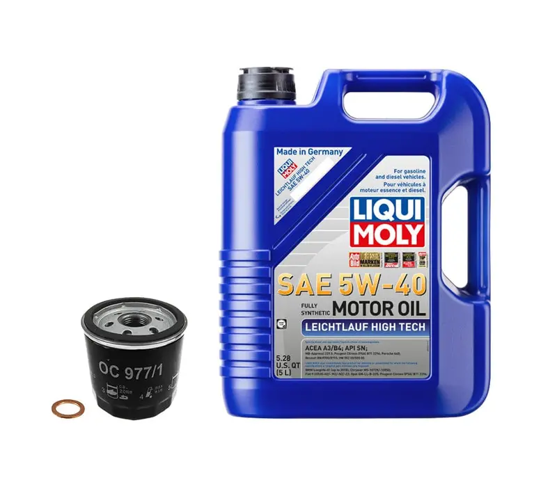 Oil Service Kit - Liqui Moly Leichtlauf High Tech 5W40 - Vw / 1.4T / 2013-2018 Jetta 1