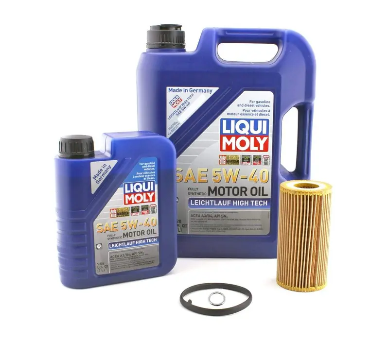 Oil Service Kit - Liqui Moly Leichtlauf High Tech 5W40 - Vw/Audi 2.5L / Mk5 / Mk6 1