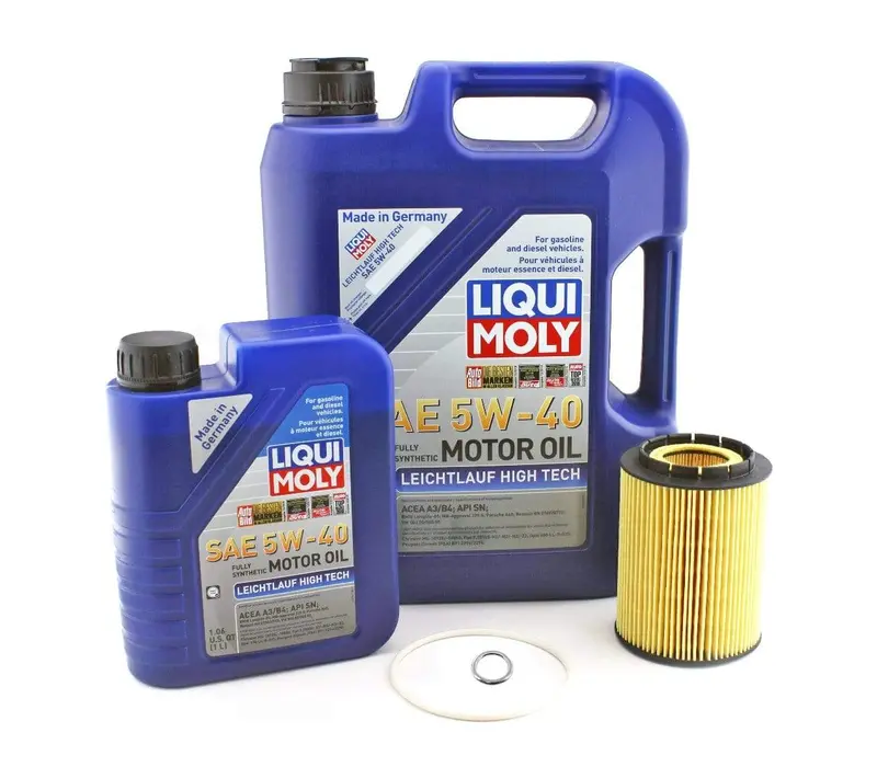 Oil Service Kit - Liqui Moly Leichtlauf High Tech 5W40 - Vw Mk4 12V Vr6 1