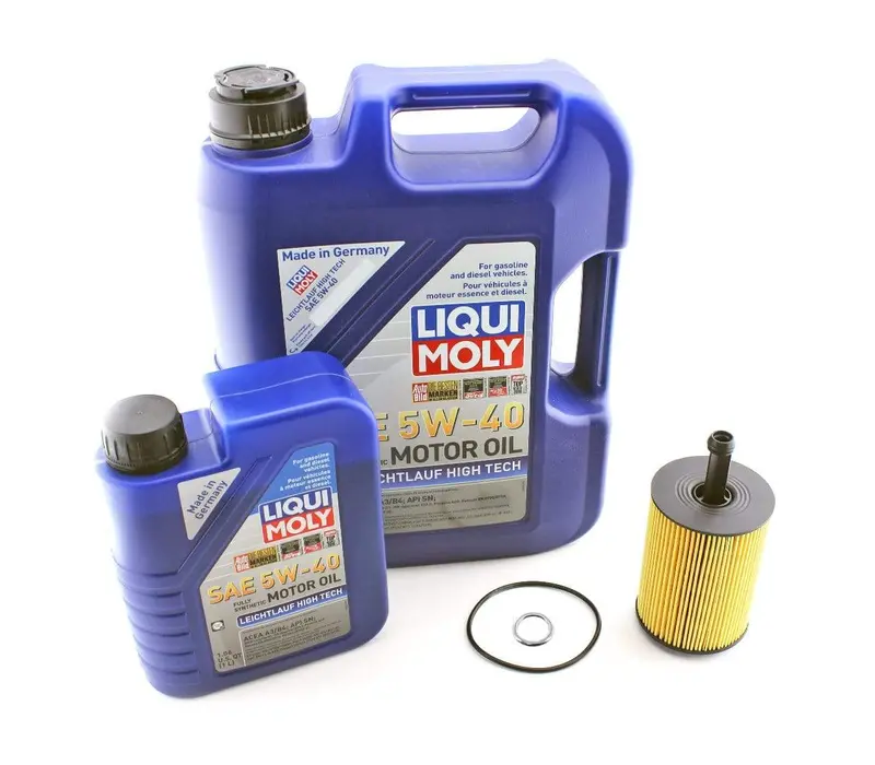 Oil Service Kit - Liqui Moly Leichtlauf High Tech 5W40 - Vw Mk4 24V Vr6 1