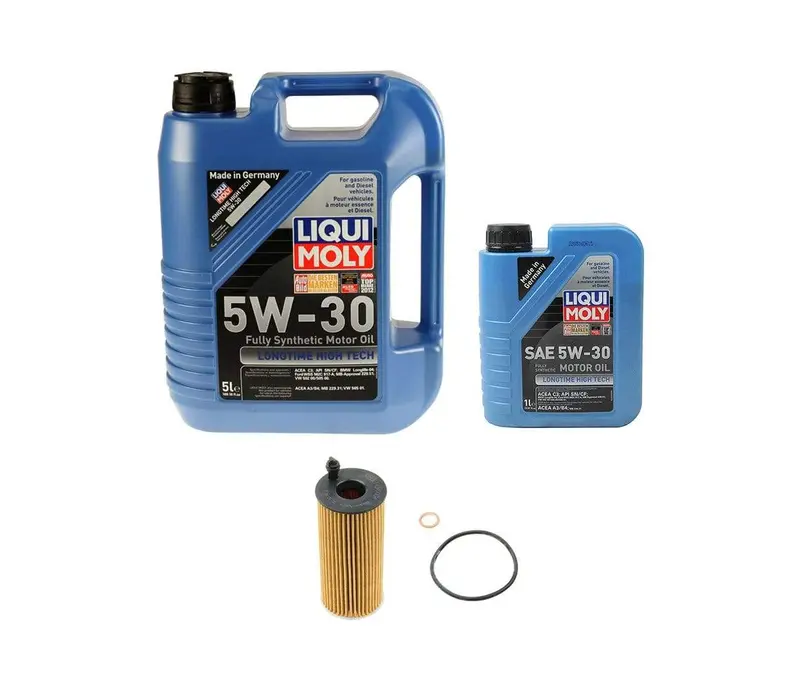 Oil Service Kit - Liqui Moly Longtime High Tech 5W-30 - Bmw N47 2.0L 1