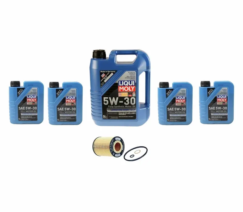Oil Service Kit - Liqui Moly Longtime High Tech 5W-30 - N62 4.4L & 4.8L 1