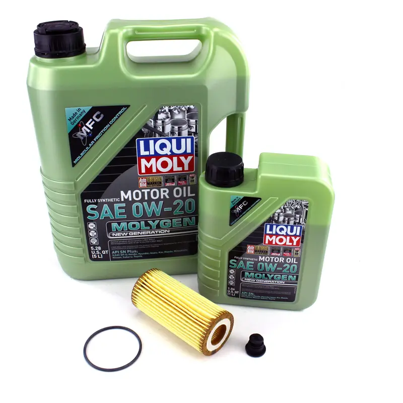 Oil Service Kit - Liqui Moly Molygen 0W-20 (6L) - Vw/Audi 2018+ Mqb 2.0T Ea888 3B 1
